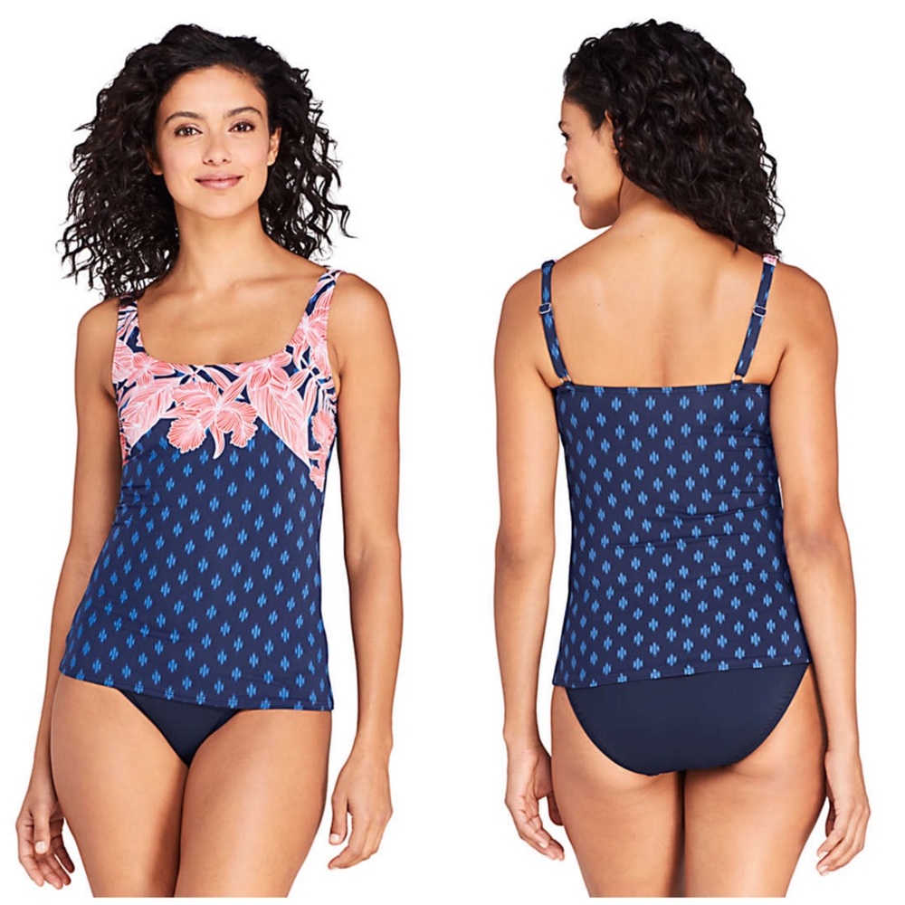COPY - NWOT Lands End tankini under wire bra